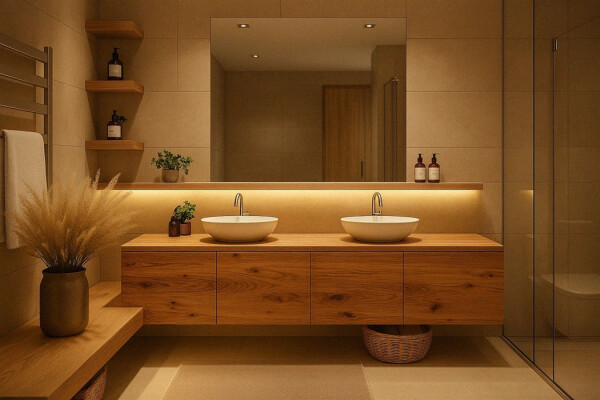 Badezimmer Unterschrank nach Maß für Ihr Bad - Esstisch Massivholz Ei