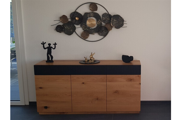 TV Schrank Massivholz Eiche WANKO