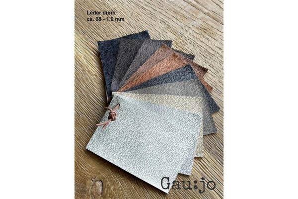 1 x Farbfächer Leder dünn